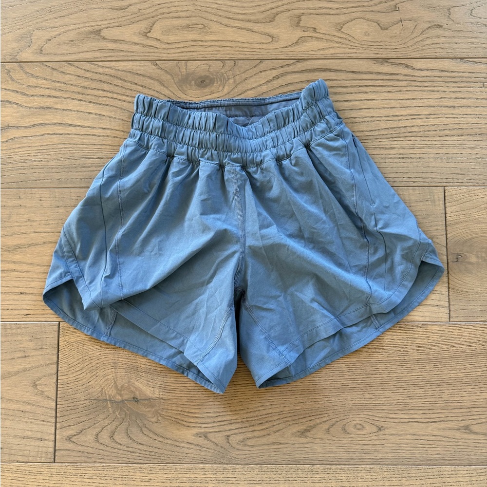 Lululemon Dusty Blue Athletic Running Shorts